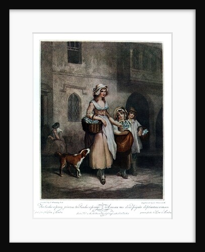 Two Bunches a Penny Primroses, Two Bunches a Penny by Luigi Schiavonetti