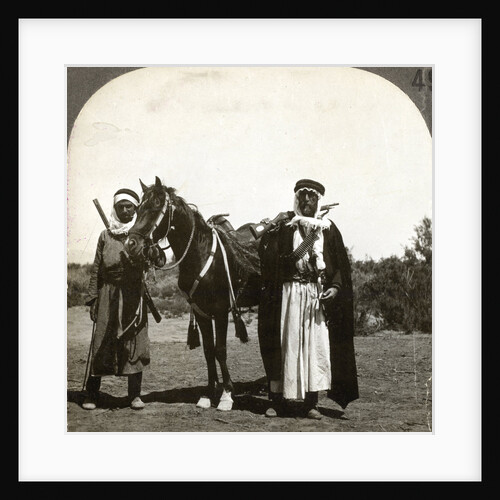 A sheikh and his bodyguard, Syria by Keystone View Company
