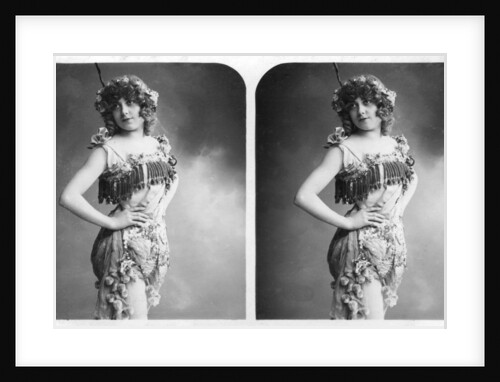 Portrait of a costumed woman by Aristophot