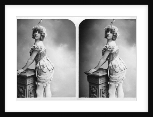 Portrait of a costumed woman by Aristophot