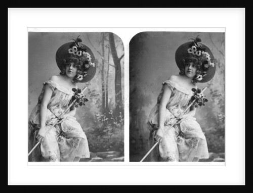 Portrait of a costumed woman by Aristophot