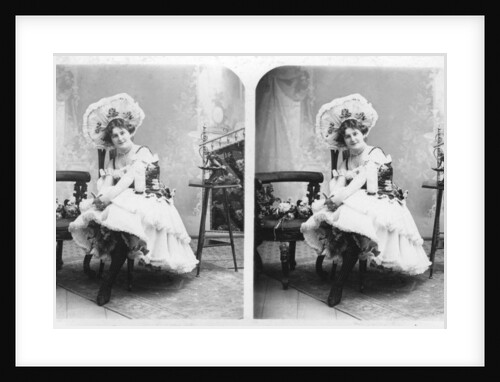 Portrait of a costumed woman by Aristophot