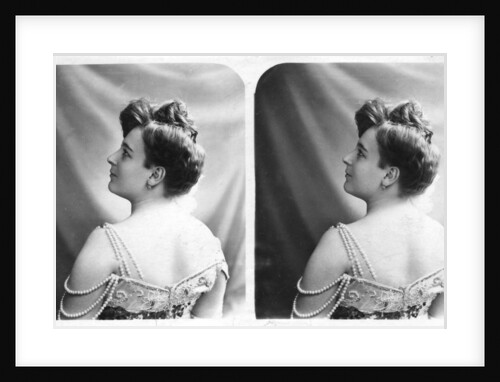 Portrait of a costumed woman by Aristophot