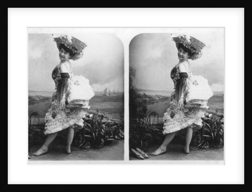 Portrait of a costumed woman by Aristophot