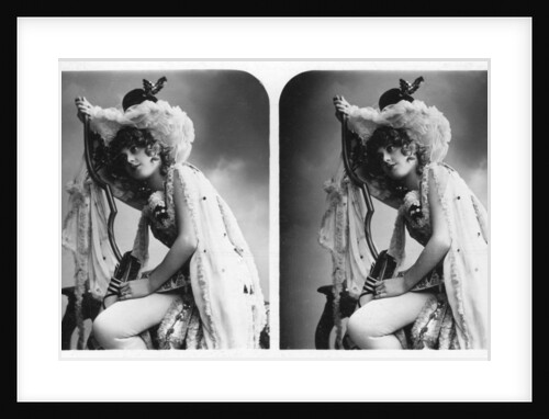 Portrait of a costumed woman by Aristophot