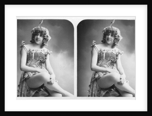 Portrait of a costumed woman by Aristophot