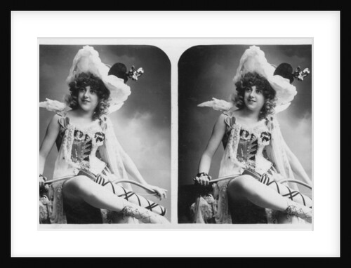 Portrait of a costumed woman by Aristophot