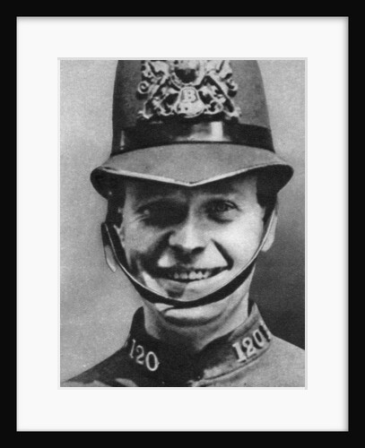 A policeman, London by Anonymous