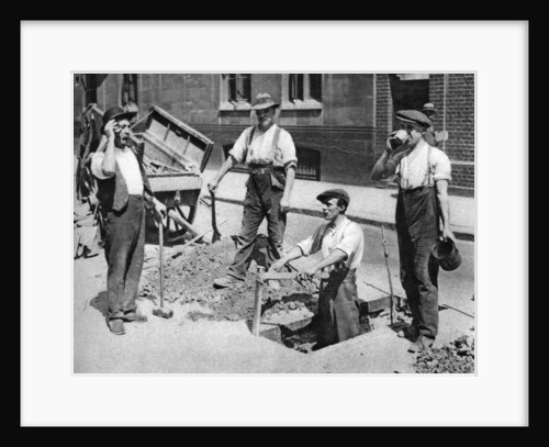 Road menders, London by Anonymous