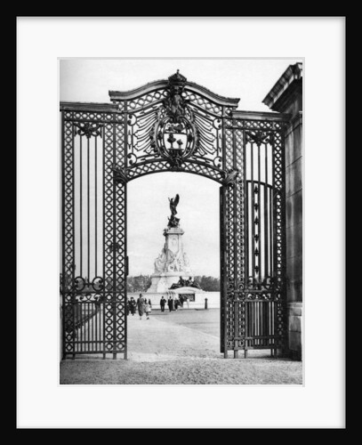 Wought-iron gates, Buckingham Palace, London by McLeish