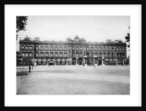 Buckingham Palace before its restoration, London by King