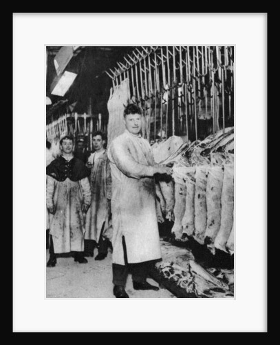 A meat porter, Smithfield Market, London by Anonymous