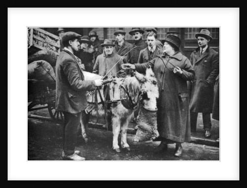 A 'whip woman', Covent Garden, London by McLeish