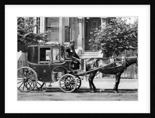 A horse-drawn carriage, London by Anonymous