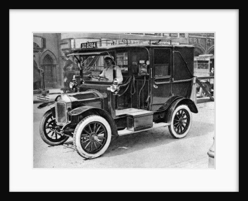 A London taxi by Anonymous