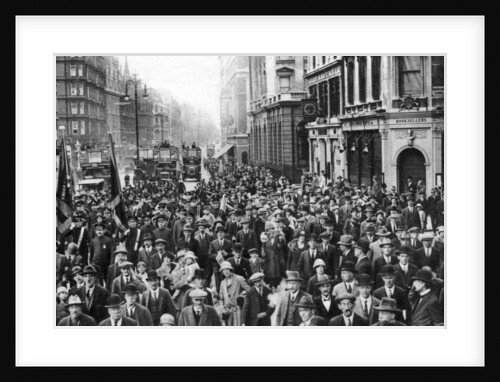 The Salvation Army marching down Oxford Street, London by Anonymous