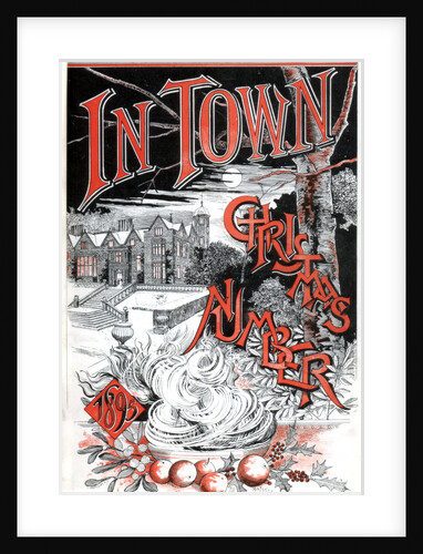 Front cover of the Christmas number of In Town magazine by C Hentschel