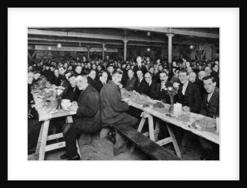 Dinner for the homeless, Church Army House, Westminster, London by Anonymous