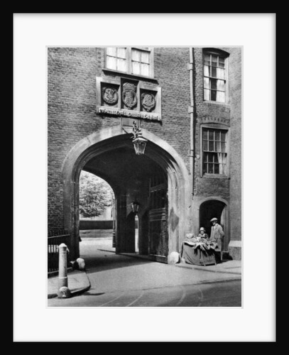 A Tudor gateway leading to Lincoln's Inn from Chancery Lane by McLeish
