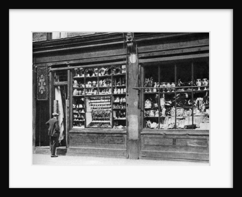 A pawnbroker's shop front, Bow, London by Whiffin