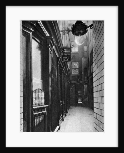 The 'George and Vulture' tavern, London by Taylor