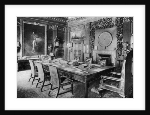 The Board Room of the Admiralty, London by Lemere