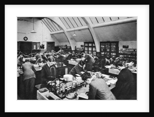 A laboratory in a London polytechnic by Anonymous