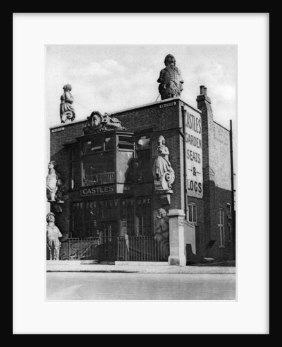 Figureheads of old fighting ships, Grosvenor Road, London by Whiffin