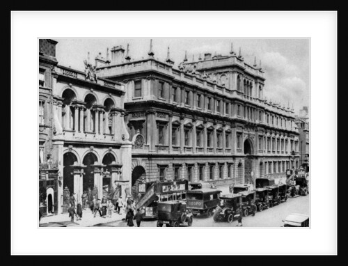 Burlington Arcade entrance and the house of the Royal Academy, Piccadilly by McLeish