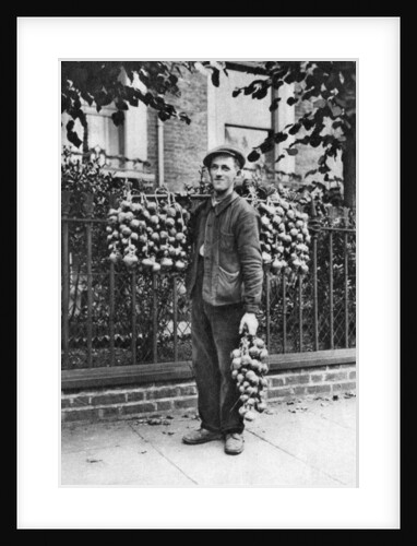 Breton onion seller, London by McLeish