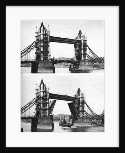 Tower Bridge open and closed, London by McLeish