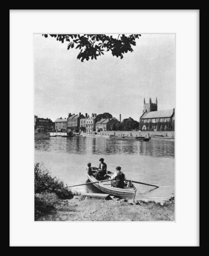 Ferry across the Thames to the 'London Apprentice' inn, Isleworth, London by McLeish
