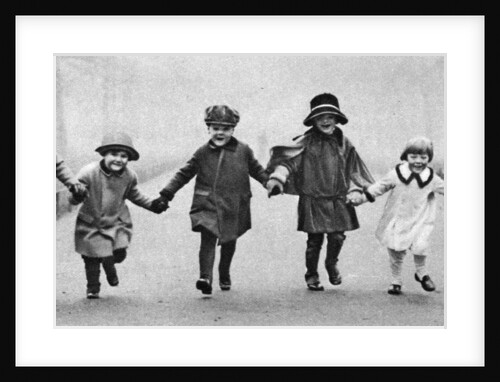 Young children in Hyde Park, London by Anonymous