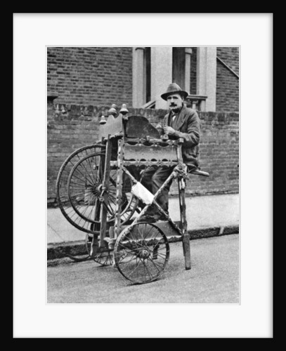 Knife and scissors grinder, London by McLeish