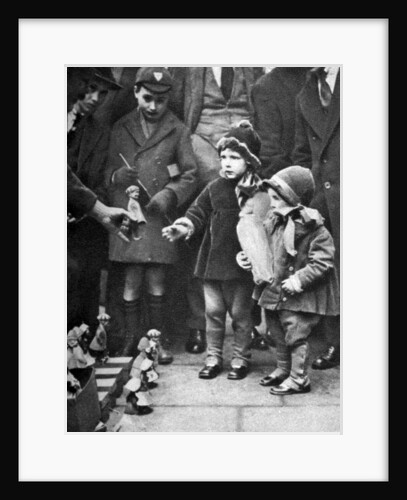 Kerb-side toy-seller, Holborn, London by Anonymous