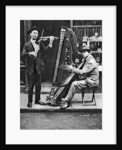 Street musicians, London by Anonymous