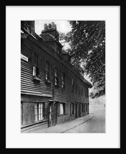 An old wooden house in Collingwood Street, London by Whiffin