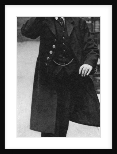 A beadle calling the hours, Ely Place, London by Anonymous