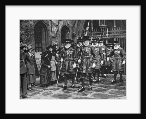 Distribution of the Maundy Money by Yeomen Warders, Tower of London by Anonymous
