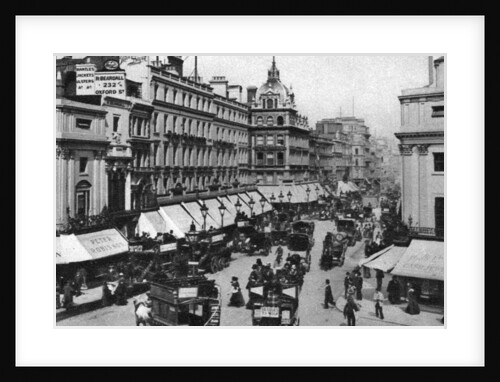 Regent Circus (Oxford Circus), London, 1880s by Anonymous