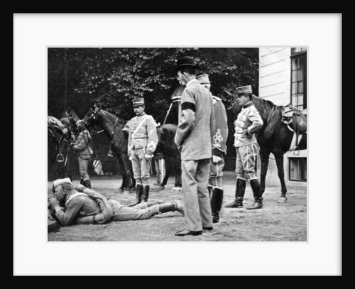 Testing the new repeating rifle by Queen Alexandra