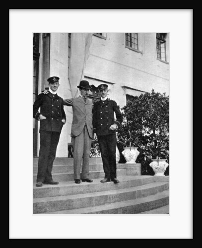 King Christian IX of Denmark (1818-1906) with two of his grandsons by Queen Alexandra