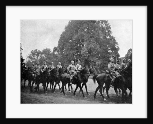 Danish Hussars at Bernsdorff by Queen Alexandra