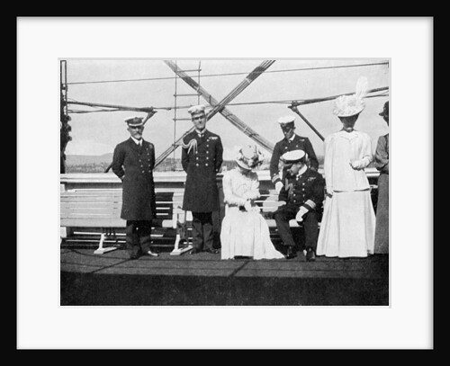On board the royal yacht Victoria and Albert III, Christiania (Oslo), Norway by Queen Alexandra
