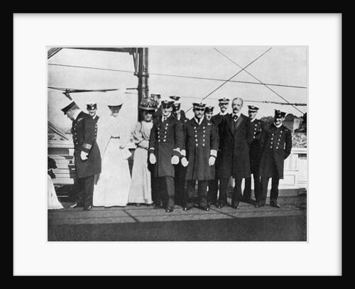 On board the royal yacht Victoria and Albert III, Christiania (Oslo), Norway by Queen Alexandra