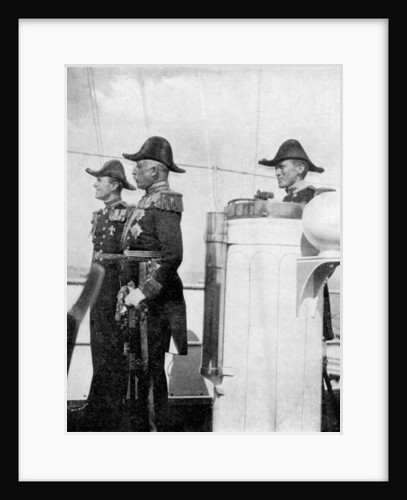 The Duke of Connaught with Commodores Keppel and Crampton by Queen Alexandra