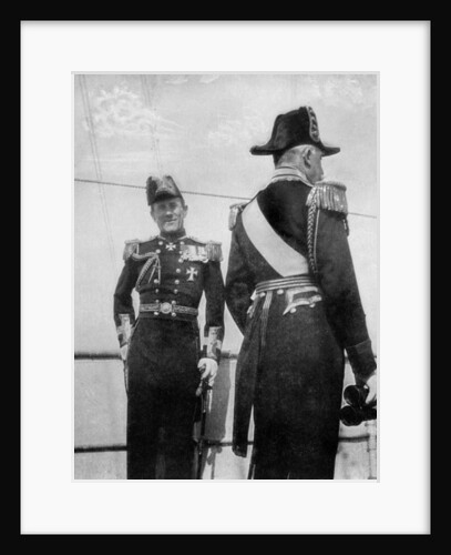 Commodore Keppel with the Duke of Connaught by Queen Alexandra