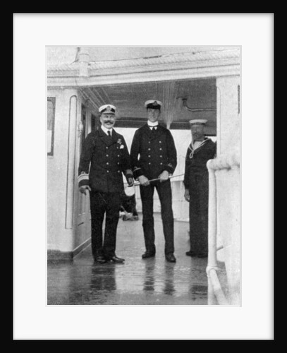 Commodore Sir Archibald Milne (1855-1938) and his sub-lieutenant, Pipon by Queen Alexandra