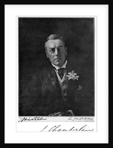 Joseph Chamberlain (1836-1914), British businessman, politician and statesman by Histed