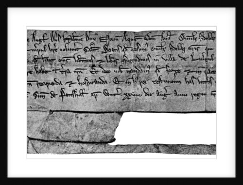 King John's charter by Anonymous